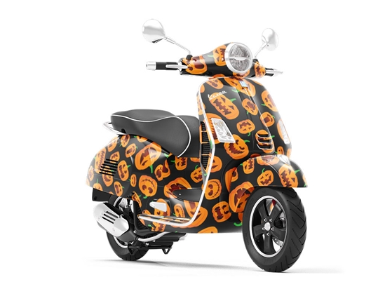 Wicked Smiles Halloween Vespa Scooter Wrap Film