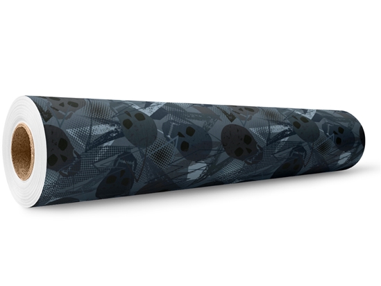 Blue Decomposition Halloween Wrap Film Wholesale Roll