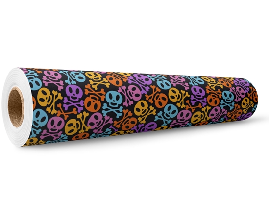 Danger Ahead Halloween Wrap Film Wholesale Roll