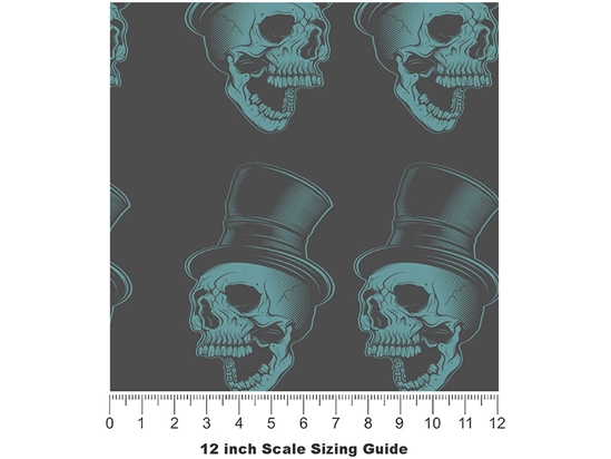 Dapper Dan Halloween Vinyl Film Pattern Size 12 inch Scale