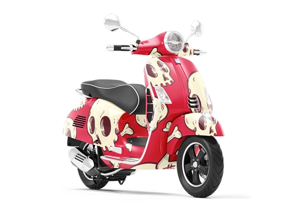 Expressive Ghouls Halloween Vespa Scooter Wrap Film