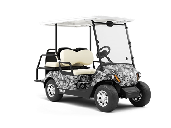 Gray Calvaria Halloween Wrapped Golf Cart