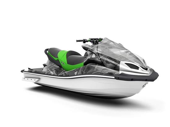 Gray Decomposition Halloween Jet Ski Vinyl Customized Wrap