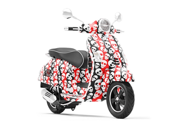 Harlequin Heads Halloween Vespa Scooter Wrap Film