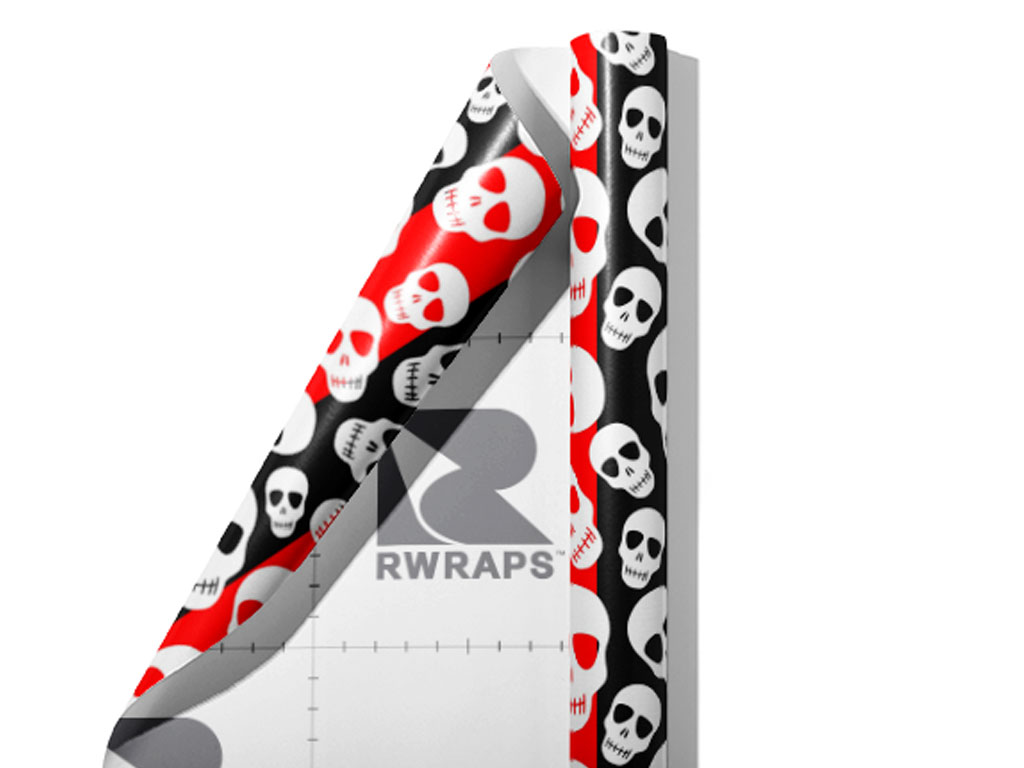 Harlequin Heads Halloween Wrap Film Sheets