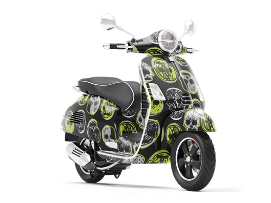 Haunted Dreams Halloween Vespa Scooter Wrap Film