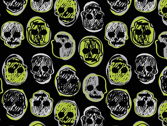 Haunted Dreams Halloween Vinyl Wrap Pattern