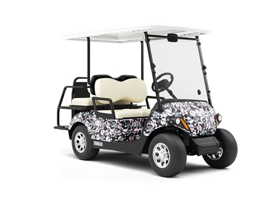 Heart Eyes Halloween Wrapped Golf Cart