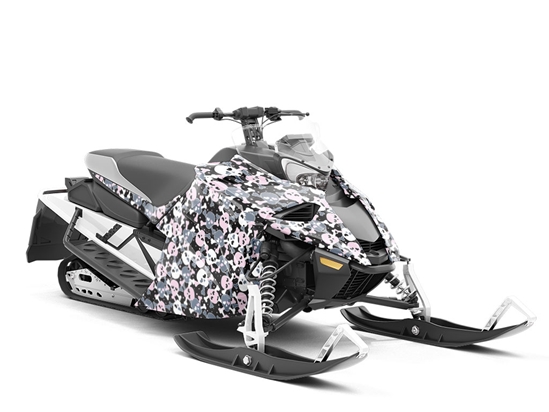 Heart Eyes Halloween Custom Wrapped Snowmobile