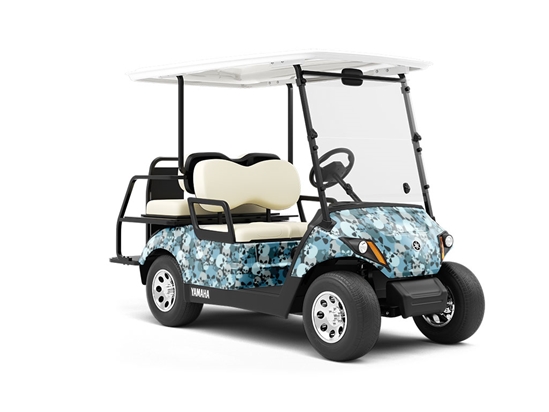 Ice Calvaria Halloween Wrapped Golf Cart