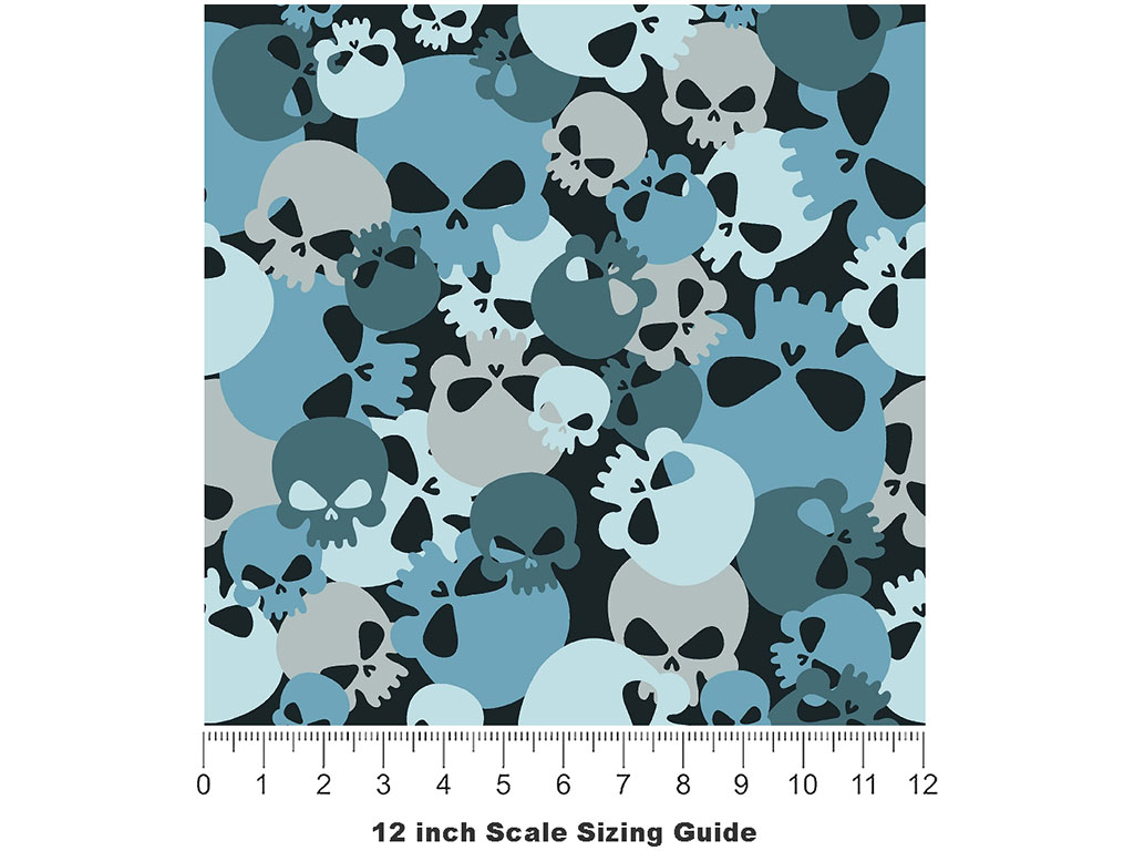 Ice Calvaria Halloween Vinyl Film Pattern Size 12 inch Scale