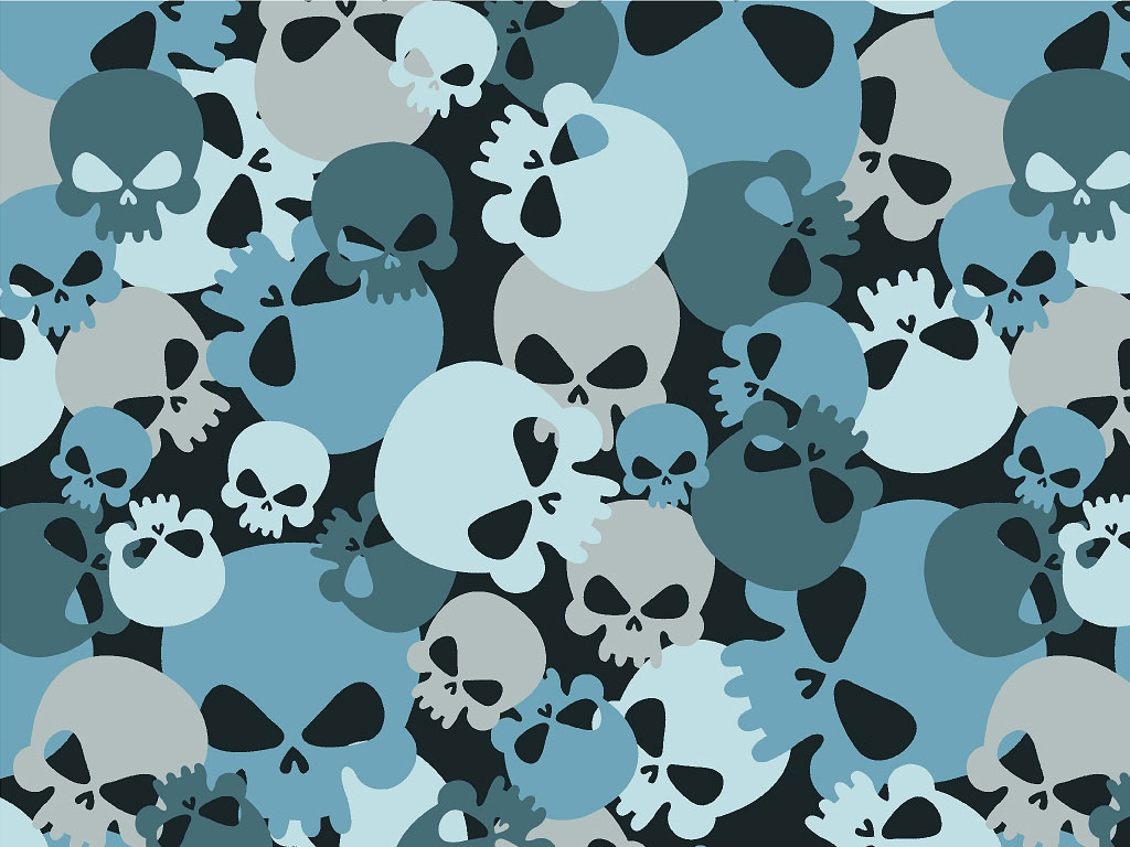 Ice Calvaria Halloween Vinyl Wrap Pattern