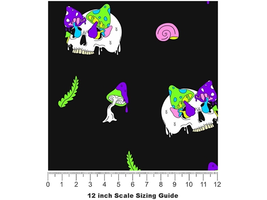 Living Decay Halloween Vinyl Film Pattern Size 12 inch Scale