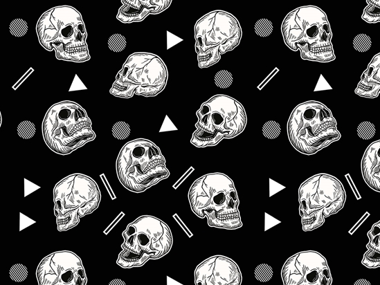 Look Around Halloween Vinyl Wrap Pattern