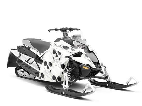 Look Away Halloween Custom Wrapped Snowmobile