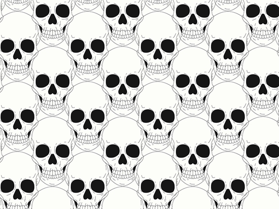 Look Away Halloween Vinyl Wrap Pattern