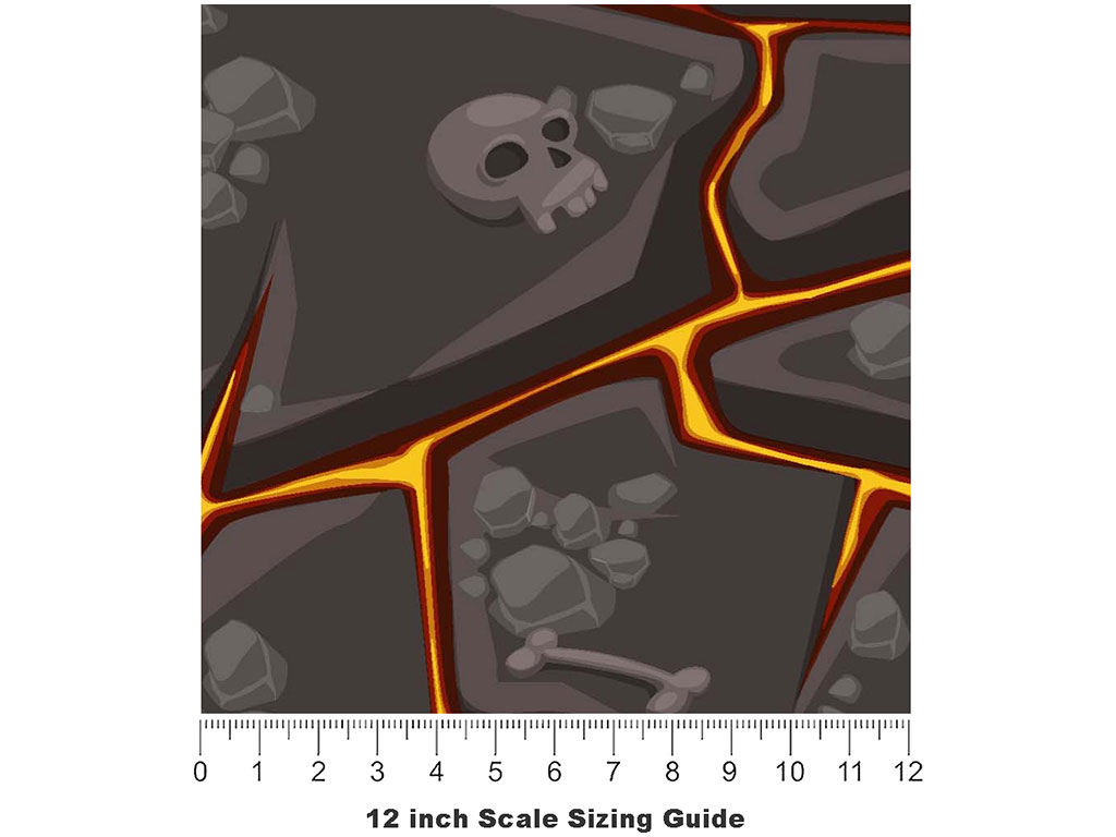 Magma Revelations Halloween Vinyl Film Pattern Size 12 inch Scale