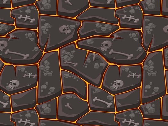 Magma Revelations Halloween Vinyl Wrap Pattern