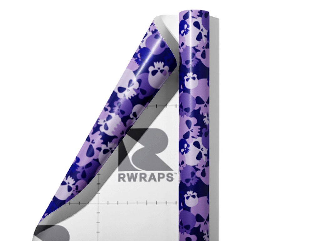 Navy Calvaria Halloween Wrap Film Sheets