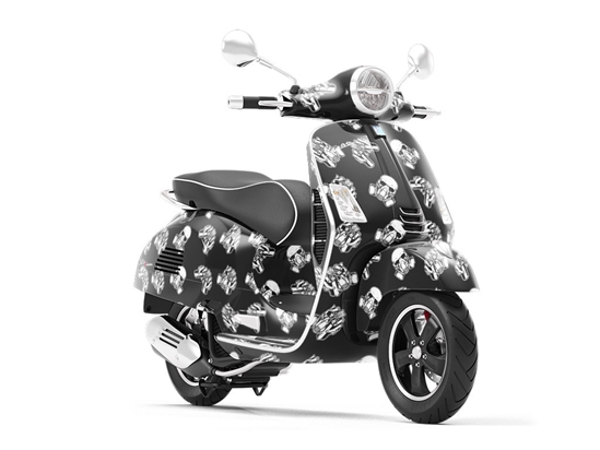 Paint Fumes Halloween Vespa Scooter Wrap Film