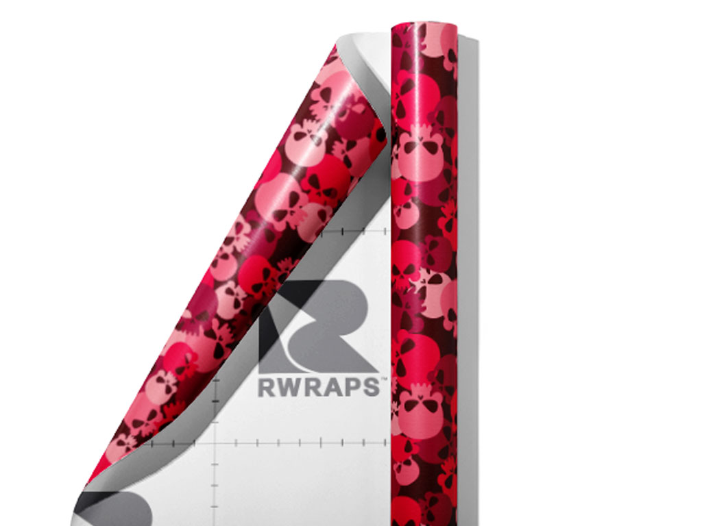 Pink Calvaria Halloween Wrap Film Sheets