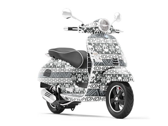 Pixel Death Halloween Vespa Scooter Wrap Film