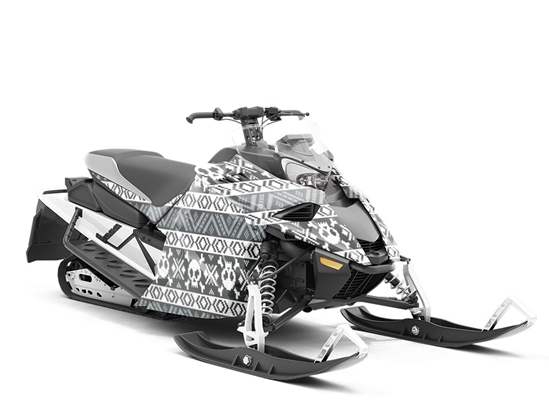 Pixel Death Halloween Custom Wrapped Snowmobile