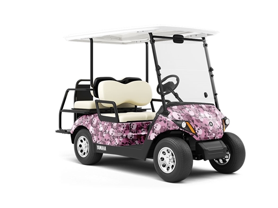 Plum Calvaria Halloween Wrapped Golf Cart