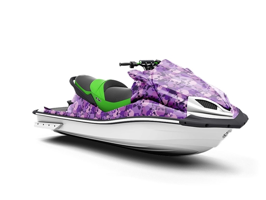 Purple Calvaria Halloween Jet Ski Vinyl Customized Wrap