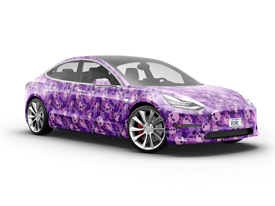 Purple Calvaria Halloween Vehicle Vinyl Wrap