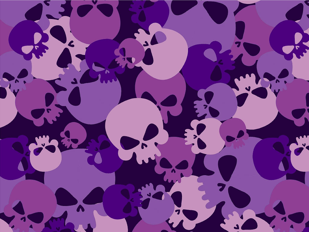 Purple Calvaria Halloween Vinyl Wrap Pattern