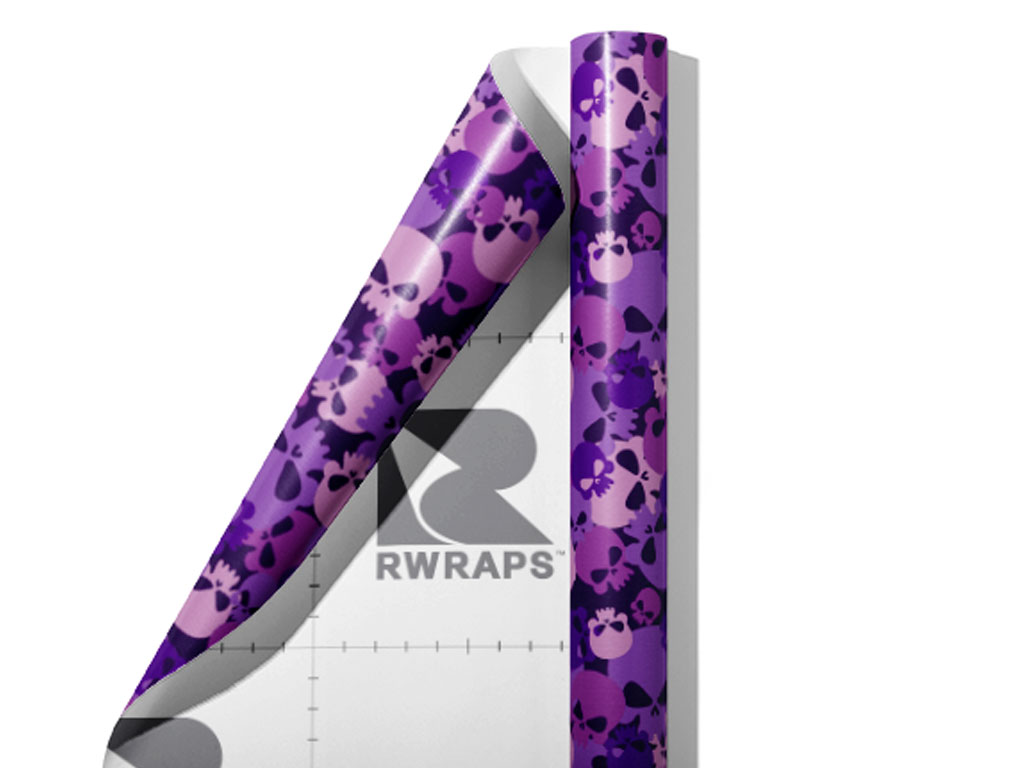 Purple Calvaria Halloween Wrap Film Sheets