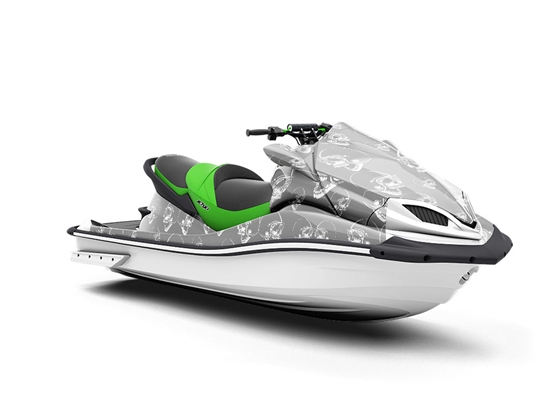 Racer Head Halloween Jet Ski Vinyl Customized Wrap