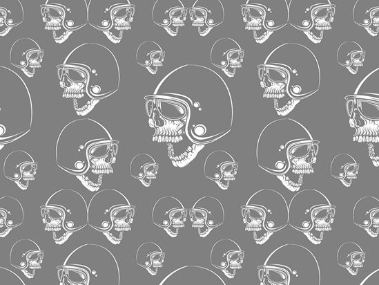 Racer Head Halloween Vinyl Wrap Pattern