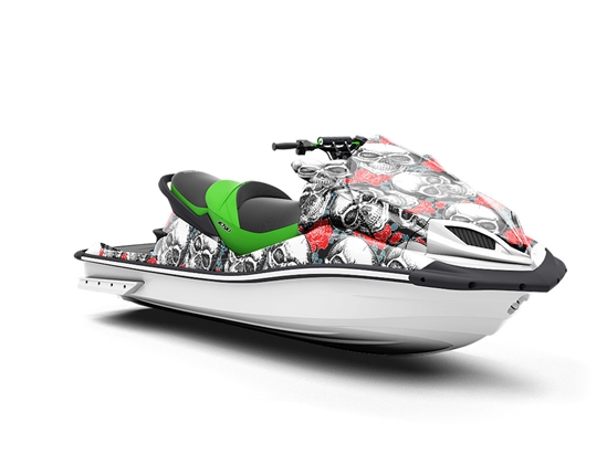 Rose Court Halloween Jet Ski Vinyl Customized Wrap