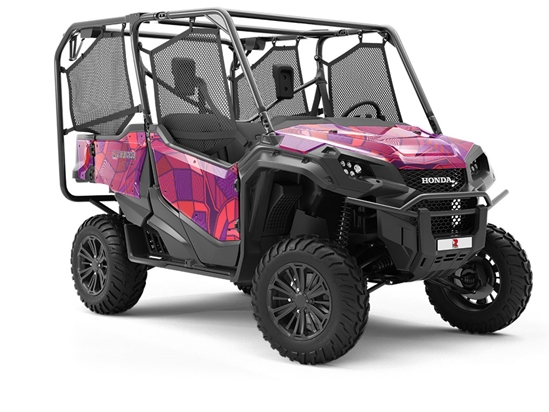 Skull Gems Halloween Utility Vehicle Vinyl Wrap