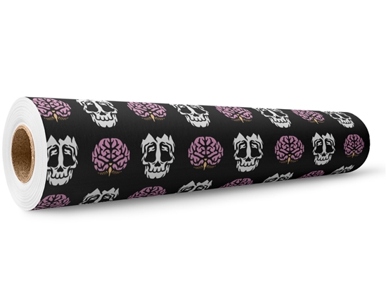 Skull Stripping Halloween Wrap Film Wholesale Roll