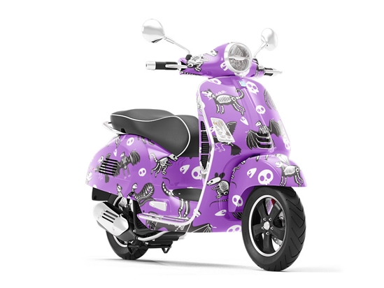 Spirit Pets Halloween Vespa Scooter Wrap Film