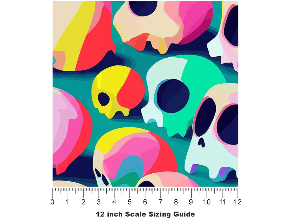 Sunrise Viewing Halloween Vinyl Film Pattern Size 12 inch Scale