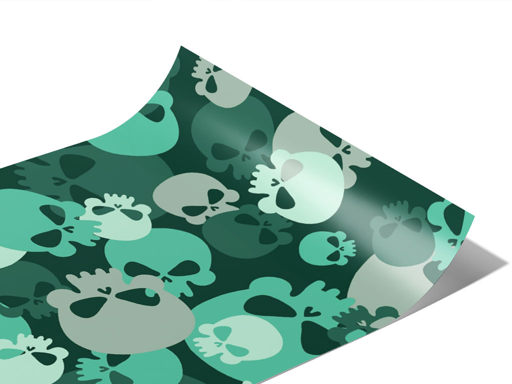 Teal Calvaria Halloween Vinyl Wraps