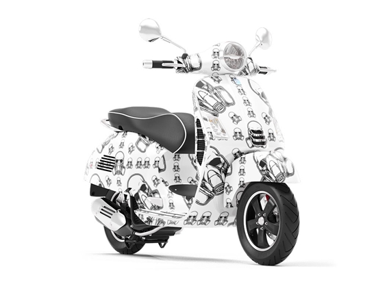 Toxic Fumes Halloween Vespa Scooter Wrap Film