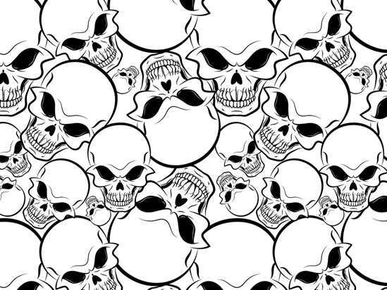 Vengeful Death Halloween Vinyl Wrap Pattern