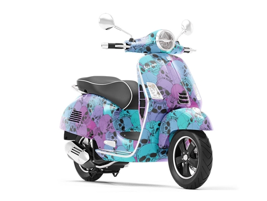 Violet Delights Halloween Vespa Scooter Wrap Film