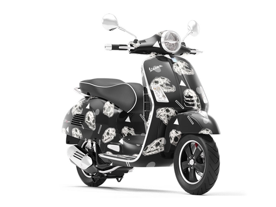 Wild Beast Halloween Vespa Scooter Wrap Film