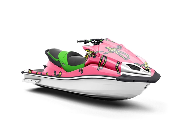 X-Ray Vision Halloween Jet Ski Vinyl Customized Wrap