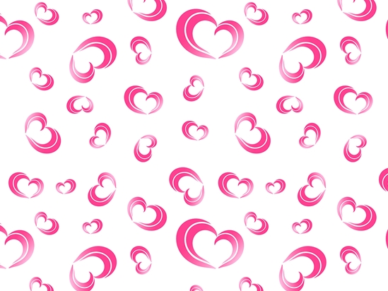 Breezy Romance Heart Vinyl Wrap Pattern