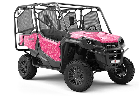 Love Blossom Heart Utility Vehicle Vinyl Wrap