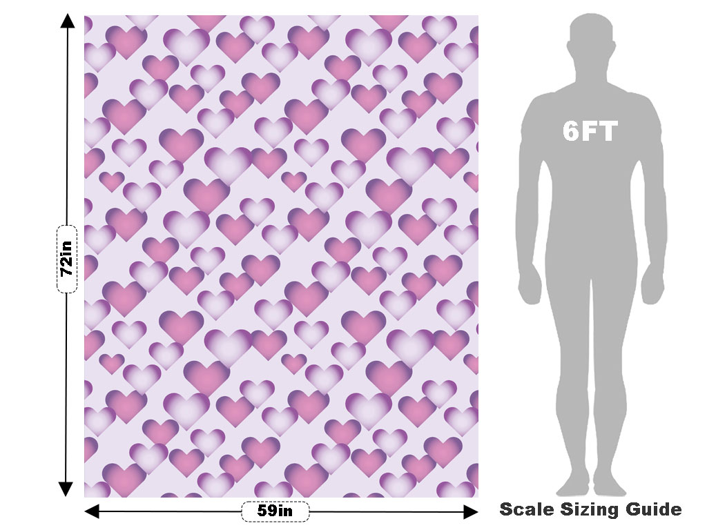 First Sight Heart Vehicle Wrap Scale