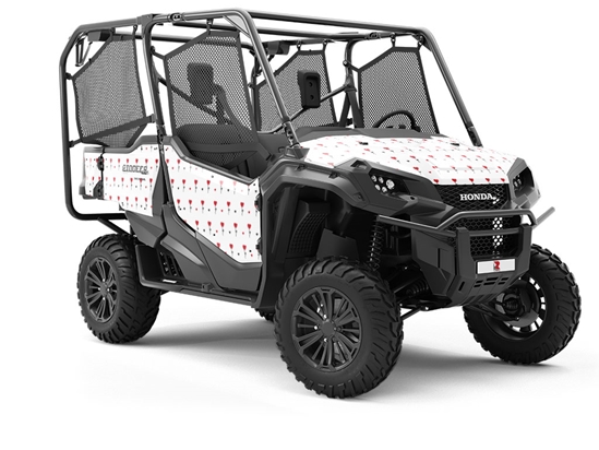 Floating Above Heart Utility Vehicle Vinyl Wrap