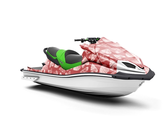 Left Breathless Heart Jet Ski Vinyl Customized Wrap